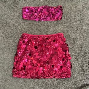 Just Quella pink sequences set